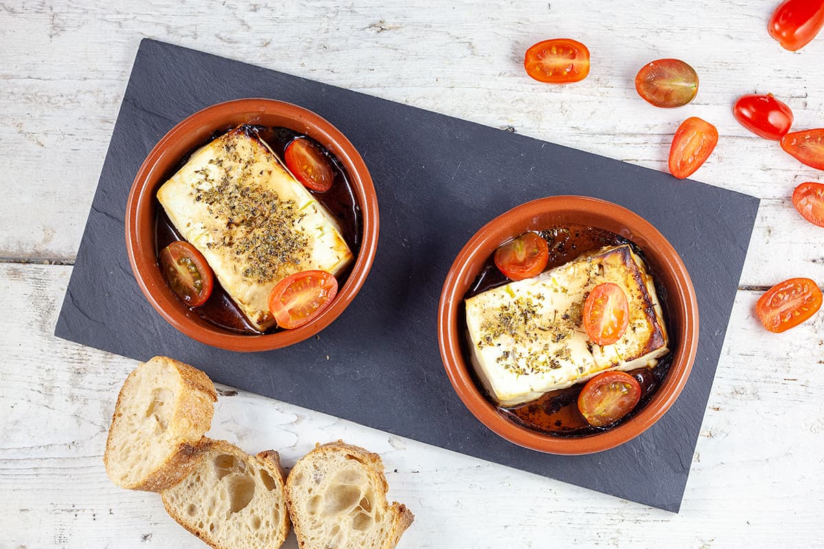 Baked feta (easy but so tasty!)