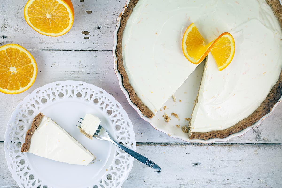 Orange cheesecake