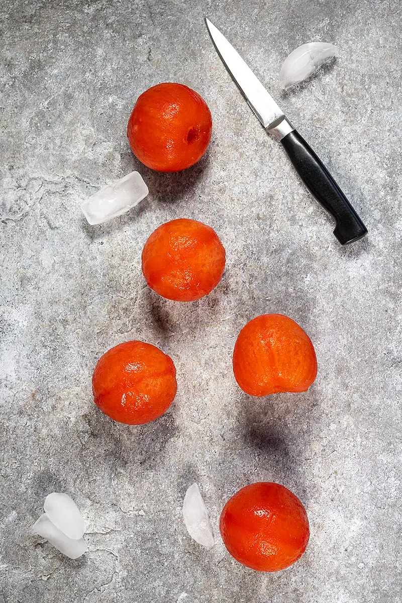 How to peel tomatoes