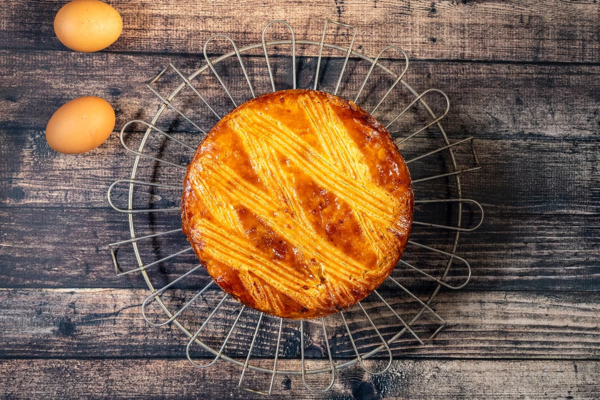 Gâteau - Breton Cake with Apricot Jam