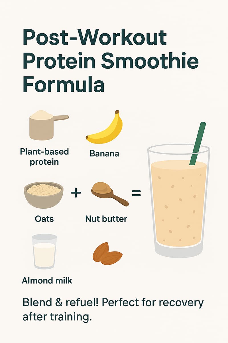 Post-workout protein smoothie formula