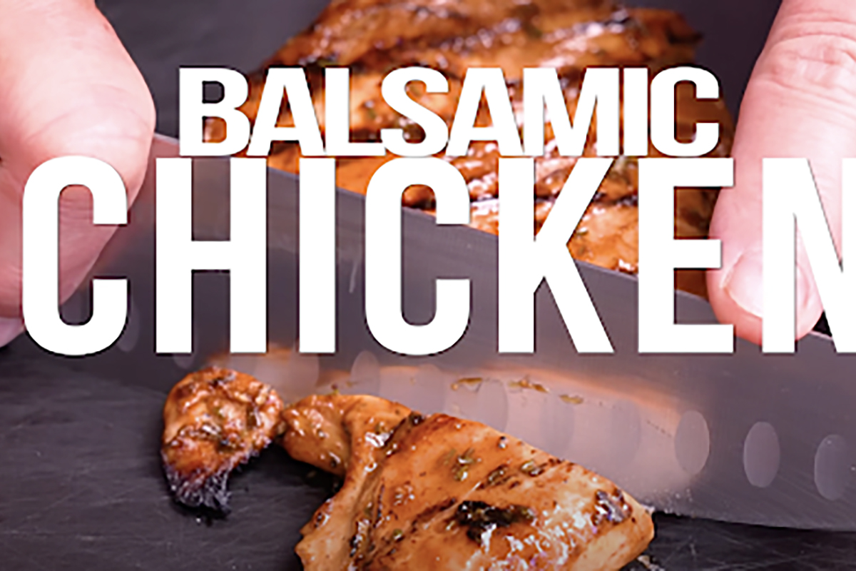 Grilled balsamic chicken video