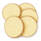 Ingredient: Potato slices, average
