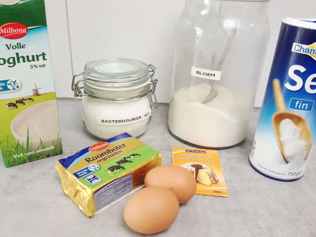 Scones ingredients