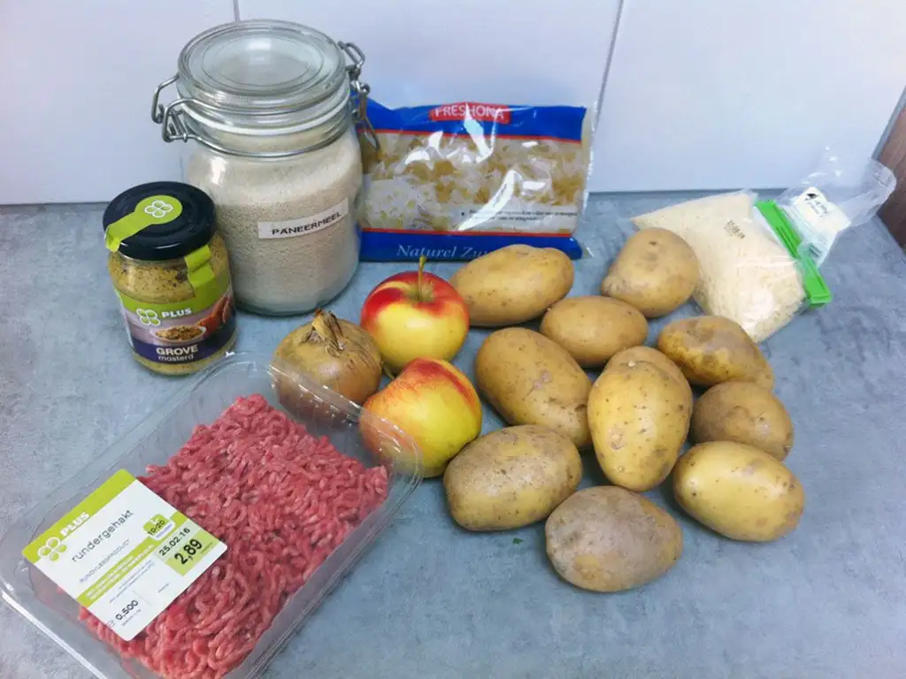 Sauerkraut mashed potatoes casserole ingredients