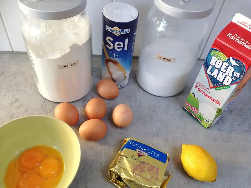 Buttermilk lemon pie ingredients