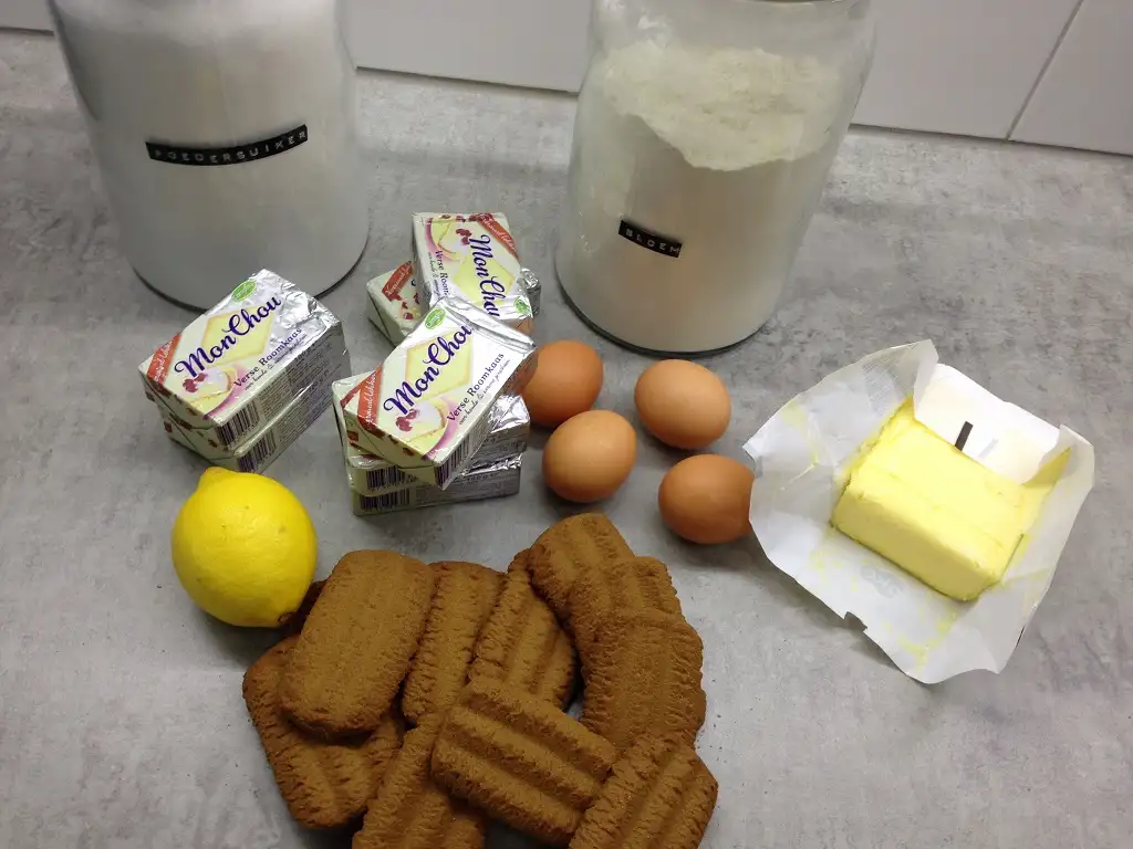 New York cheesecake ingredients
