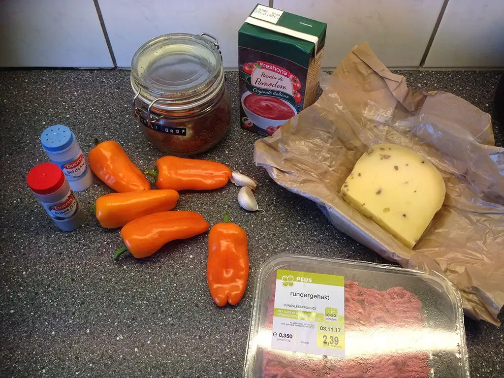 Stuffed snack peppers ingredients