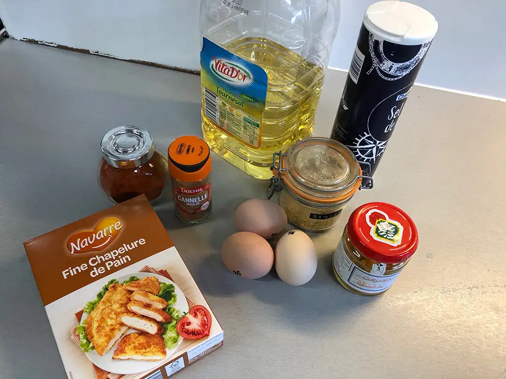 Pan fried cauliflower florets ingredients