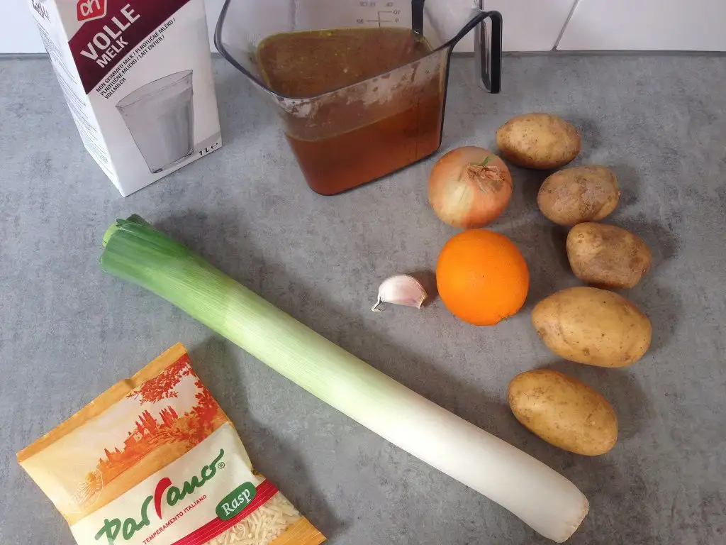 Potato soup ingredients