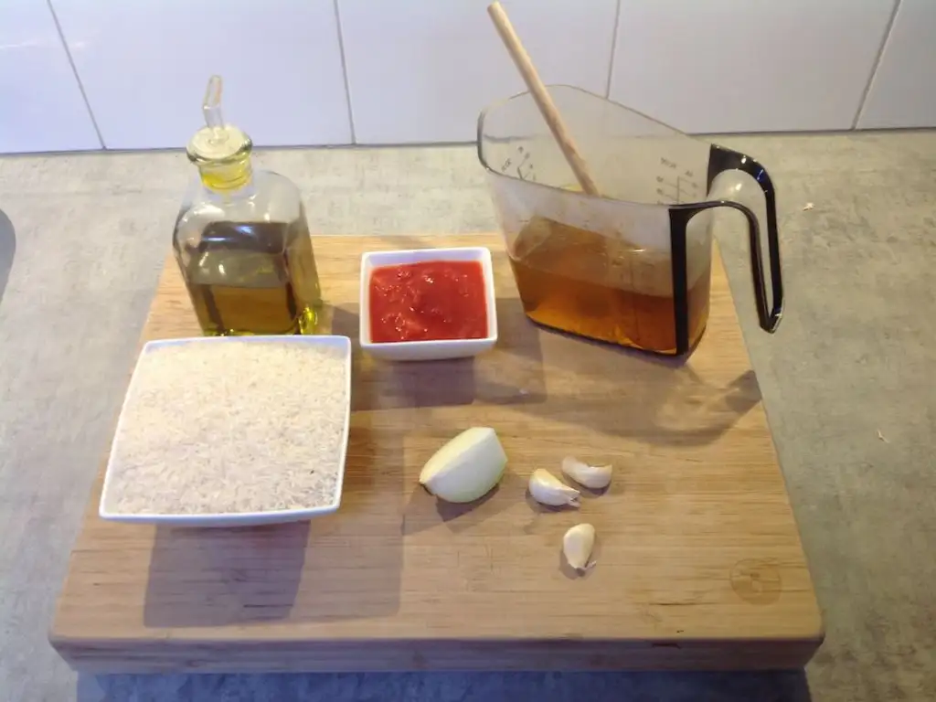 Spanish rice ingredients