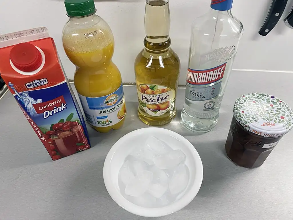 Sex on the beach ingredients