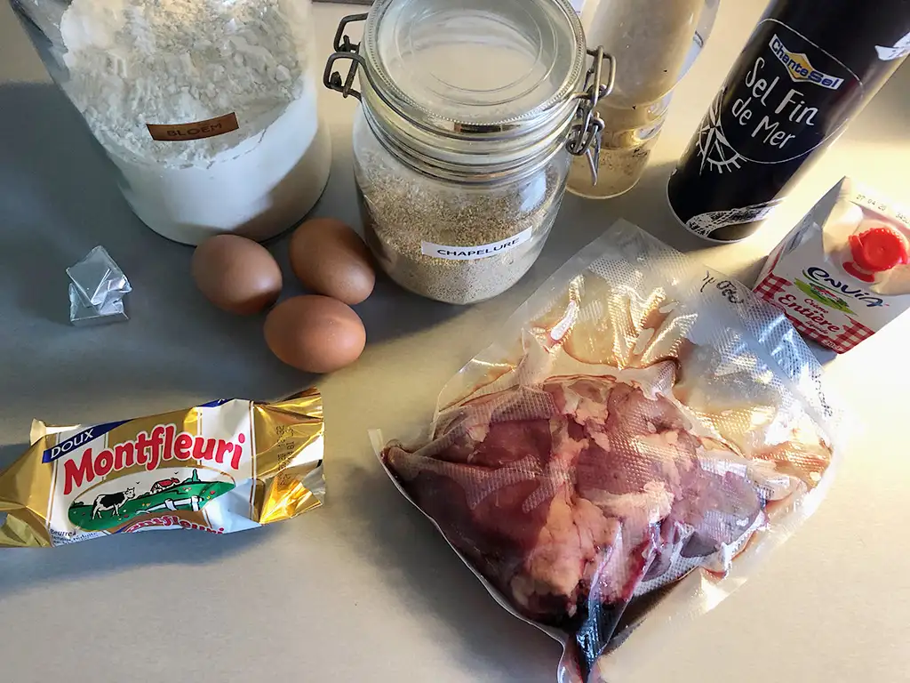 Homemade kroketten ingredients