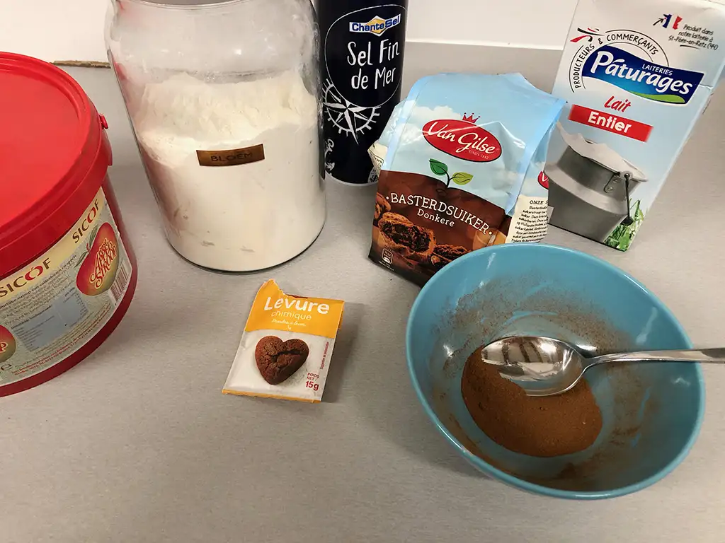 Gingerbread ingredients