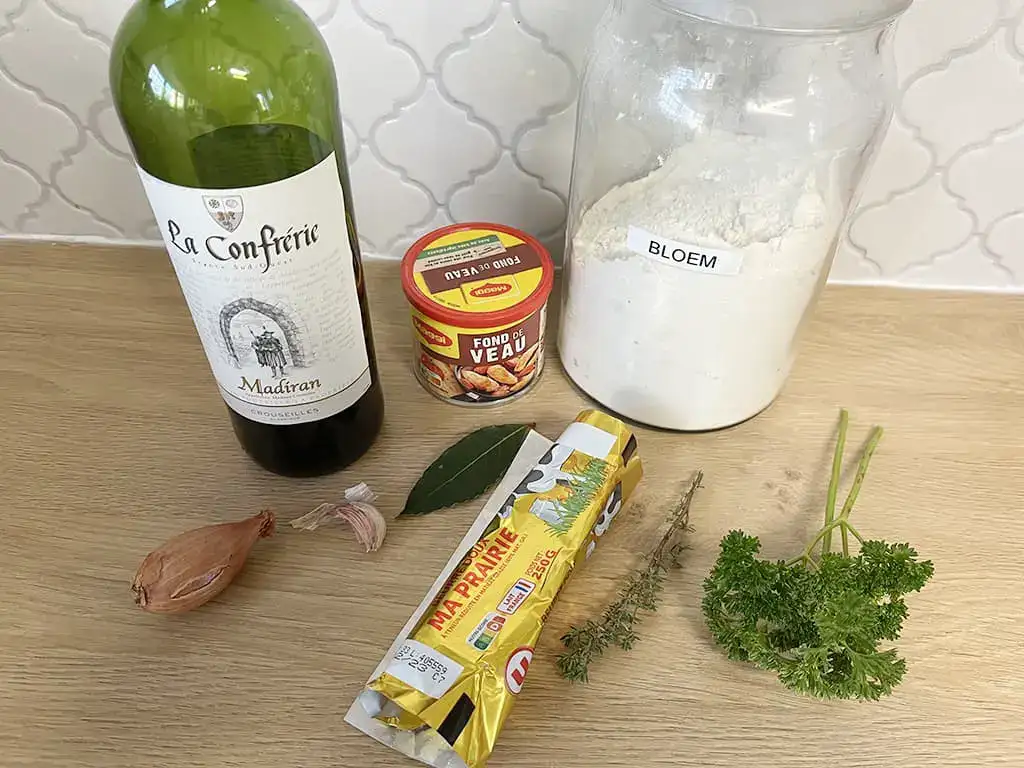 Bordelaise sauce ingredients