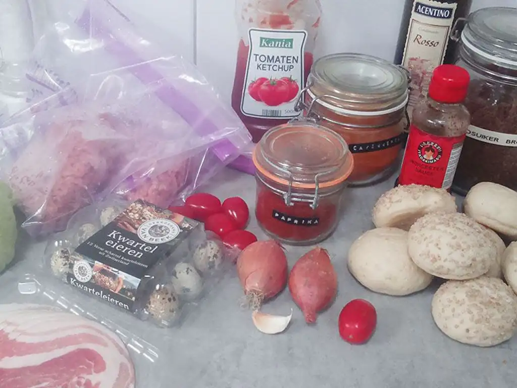 Burger sliders ingredients