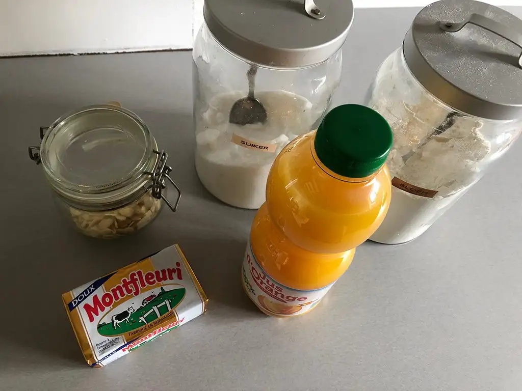 Dutch cookies: kletskoppen ingredients