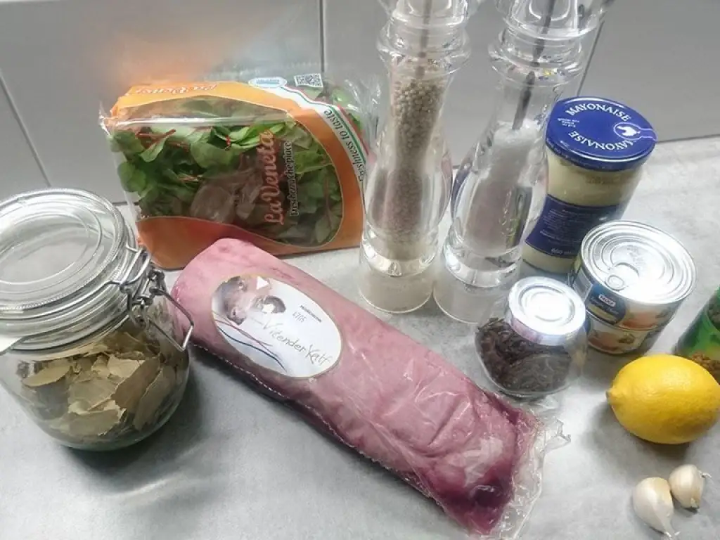Vitello tonnato ingredients