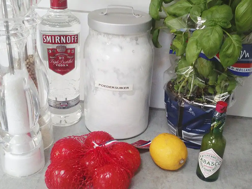 Tomato sorbet ingredients