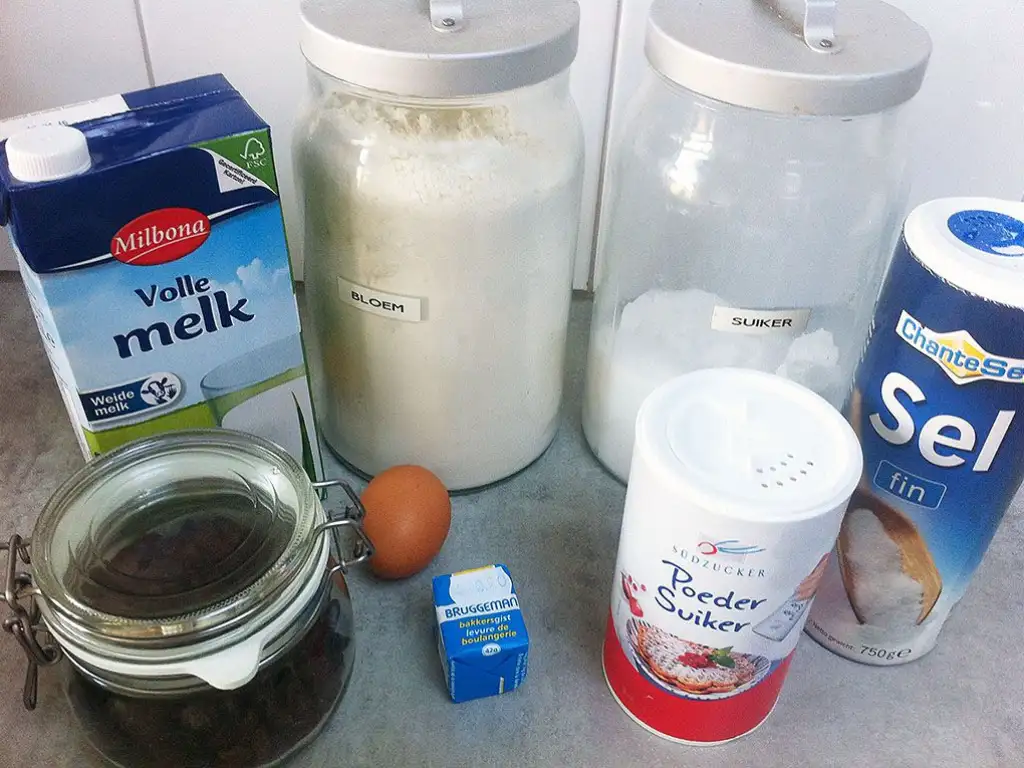 Dutch doughnuts ingredients