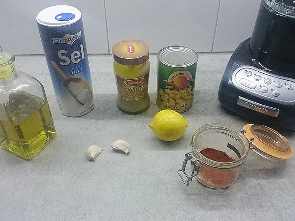Hummus ingredients