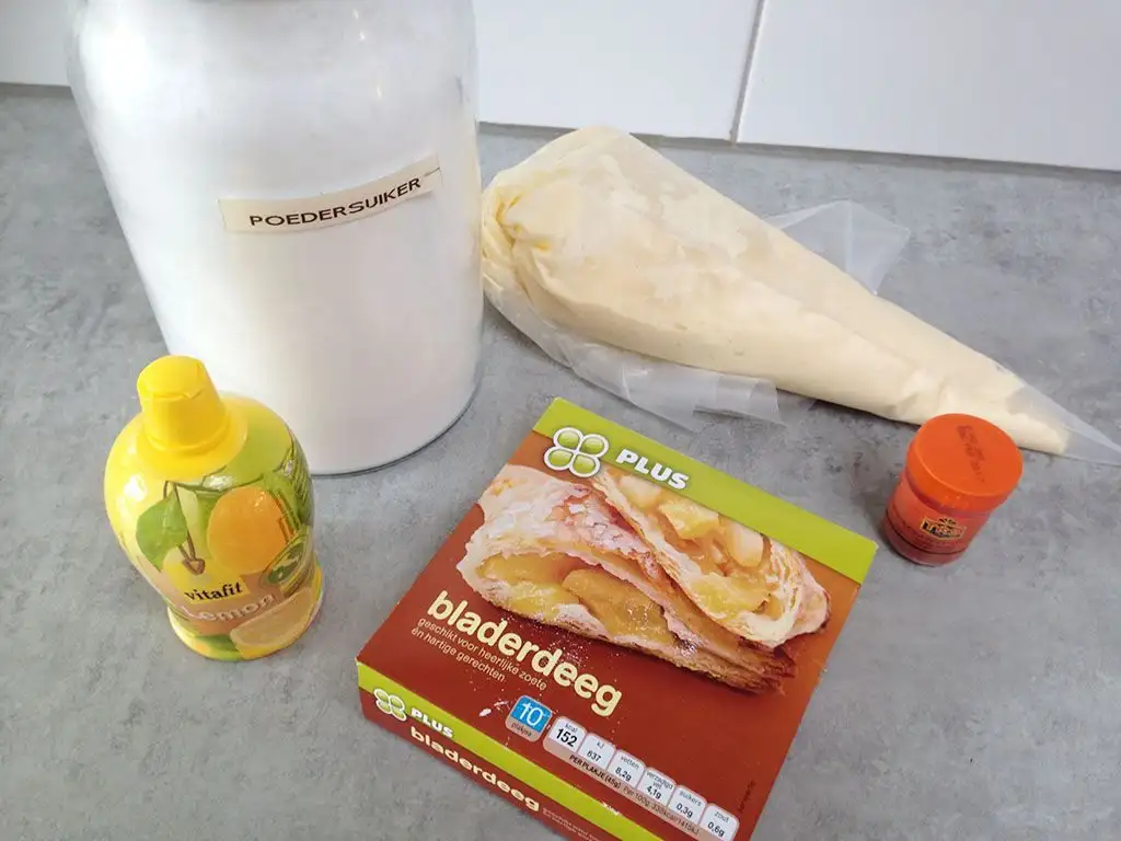 Dutch King's day tompouce ingredients