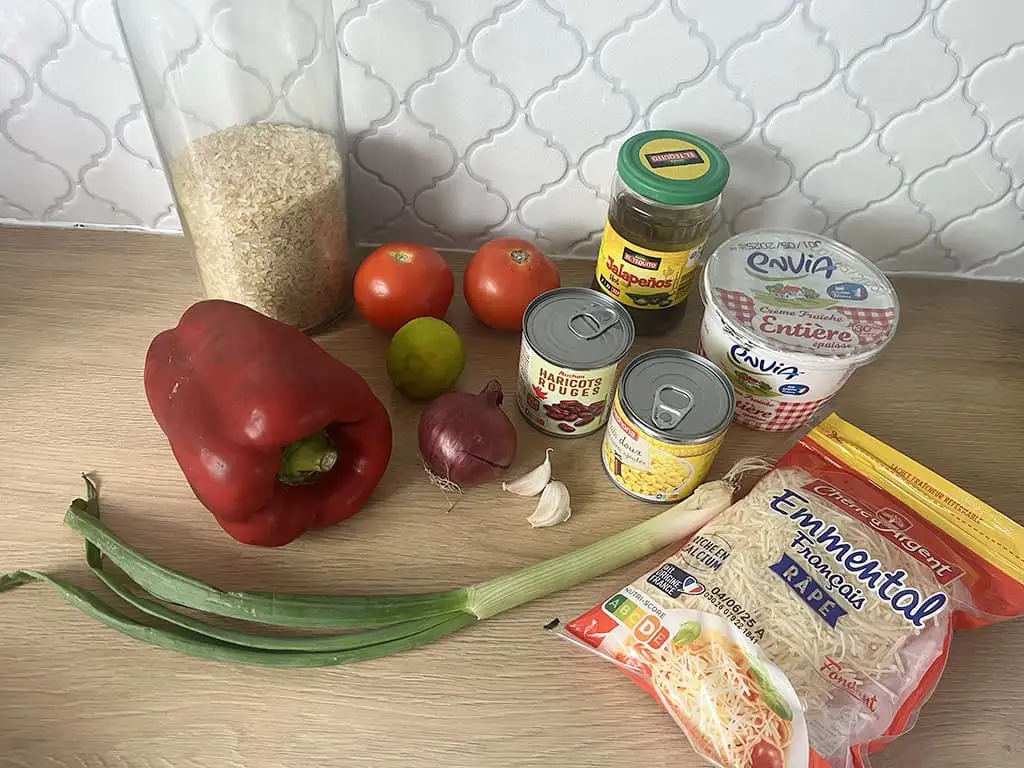Mexican stuffed peppers ingredients