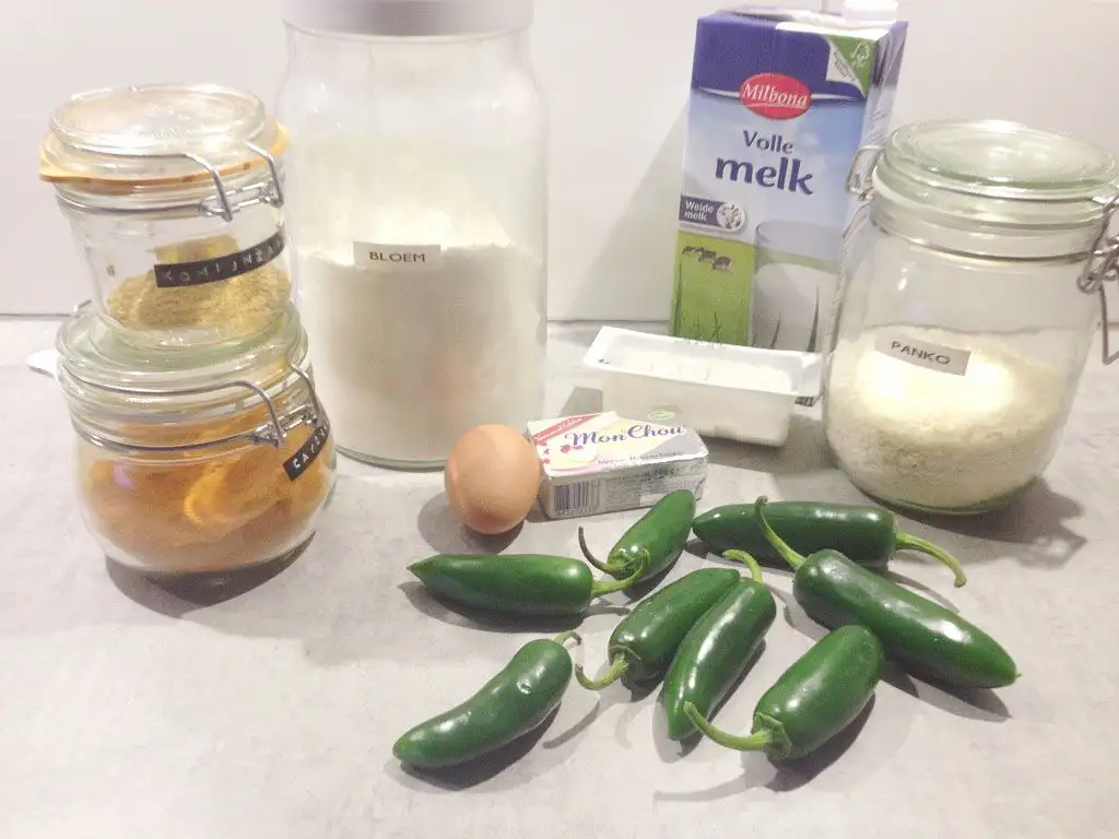 Jalapeño poppers ingredients