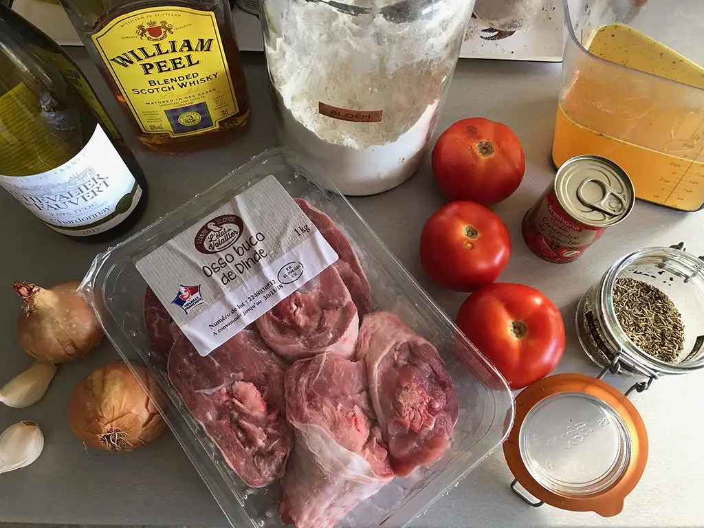 Turkey osso buco ingredients