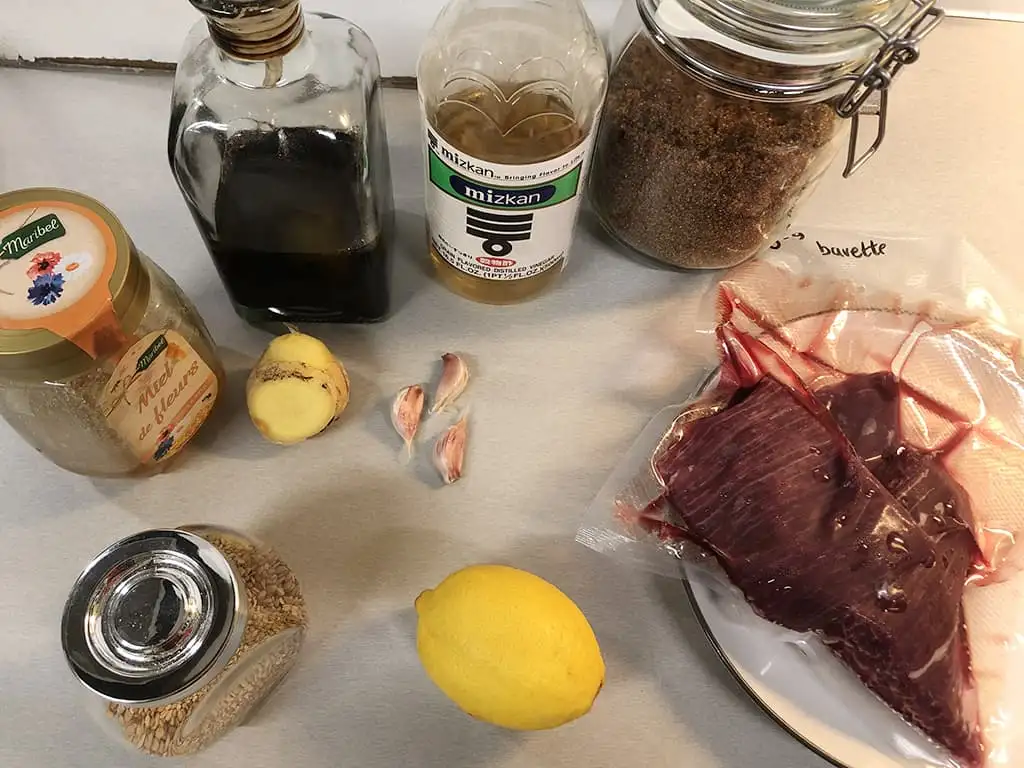 Beef teriyaki ingredients