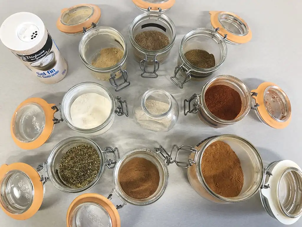 Homemade shawarma spice blend ingredients