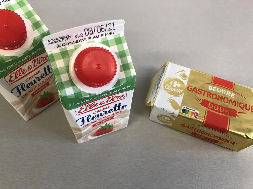 Homemade clotted cream ingredients