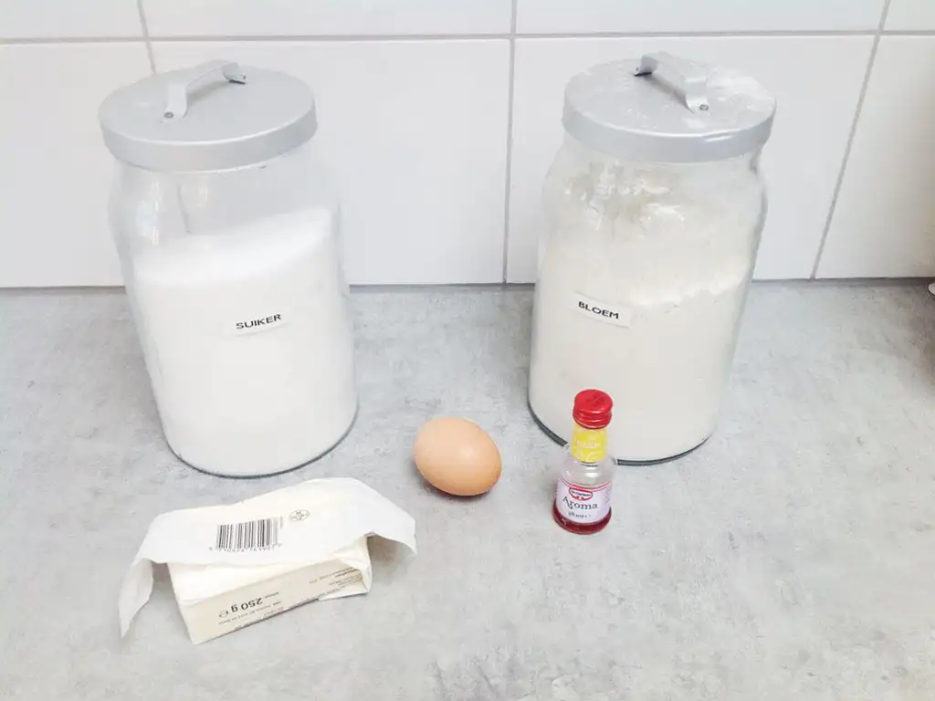 Tuile biscuits ingredients