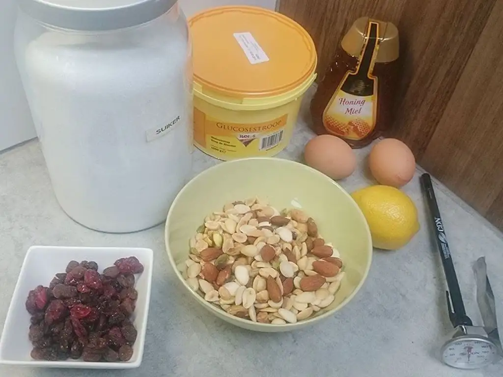 Soft homemade nougat ingredients