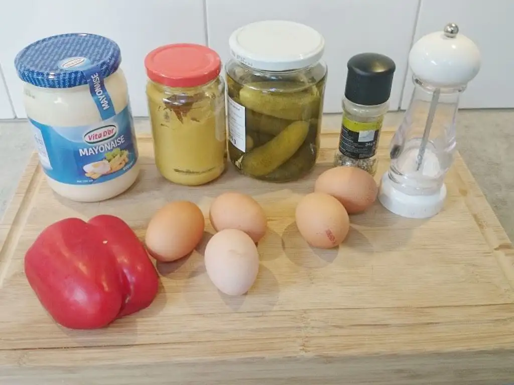 4 ways to make deviled eggs ingredients
