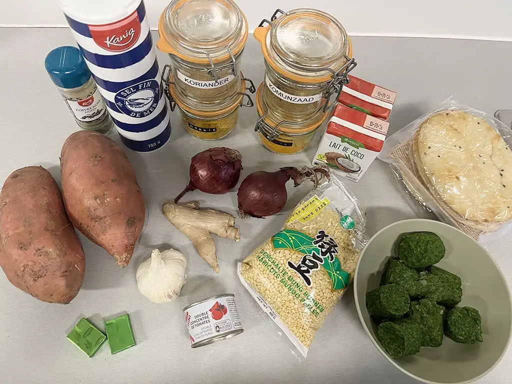 Mung Bean Soup ingredients