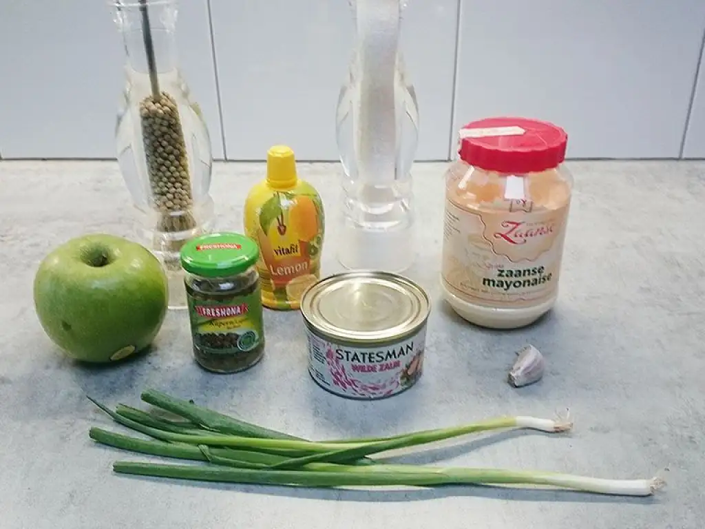Salmon spread ingredients