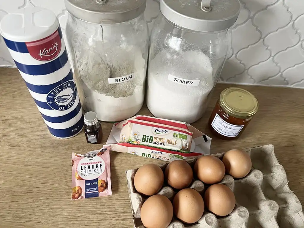 Gateau Breton ingredients