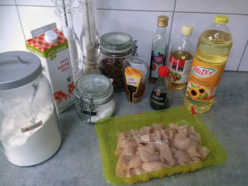 Sticky honey chicken ingredients