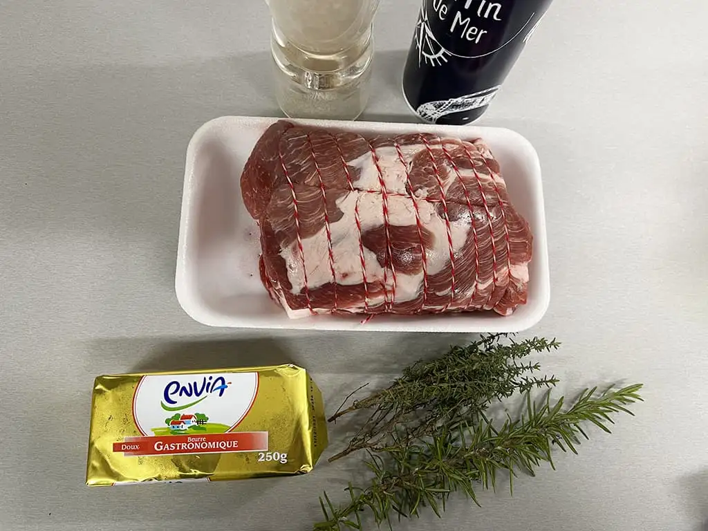 Roast loin of pork ingredients
