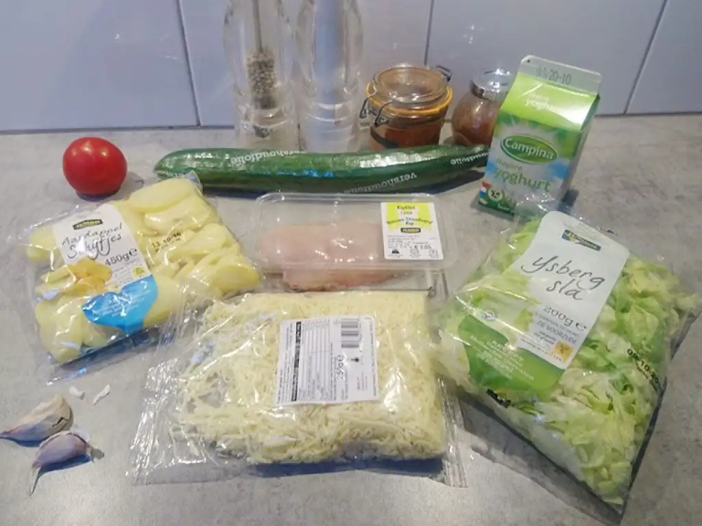 Kipsalon ingredients