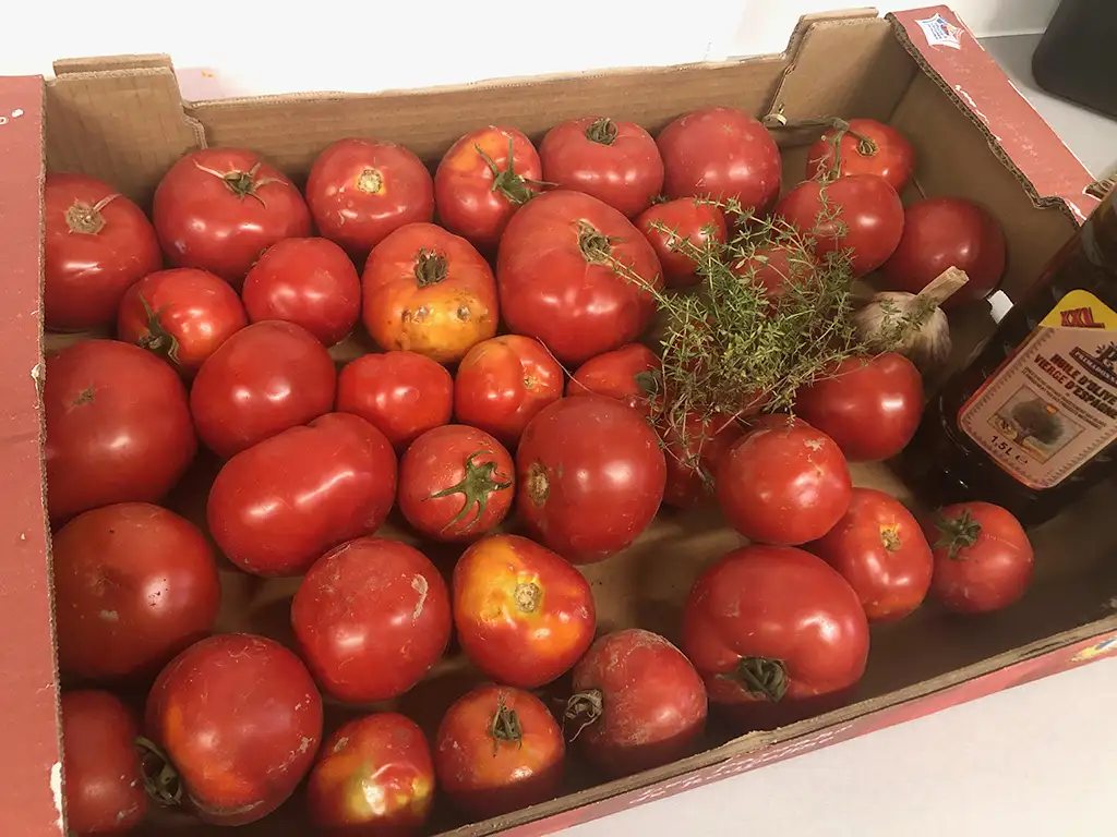 Roasted tomato soup ingredients