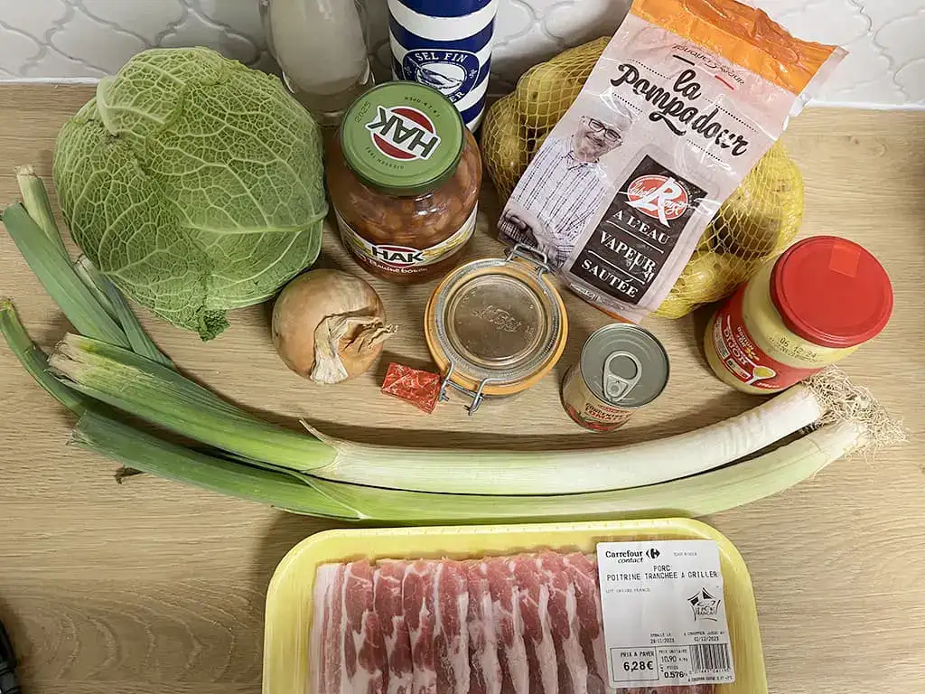 Dutch brown bean casserole ingredients