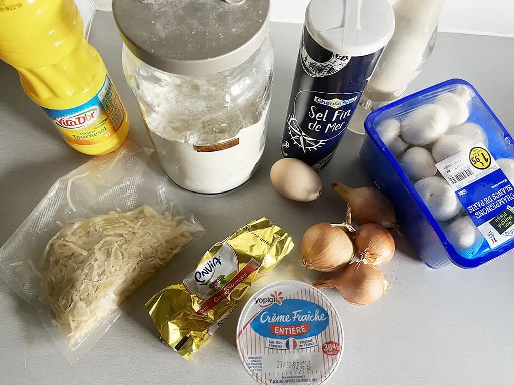 Pierogi ingredients