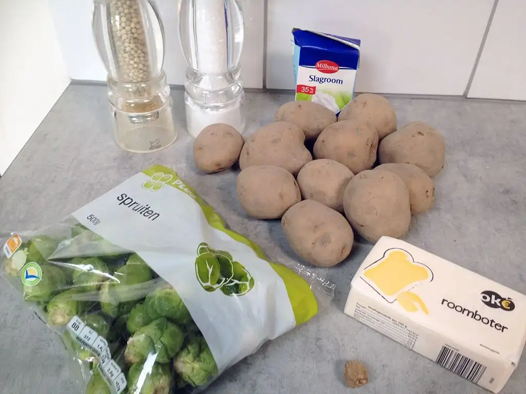 Brussels sprouts puree ingredients