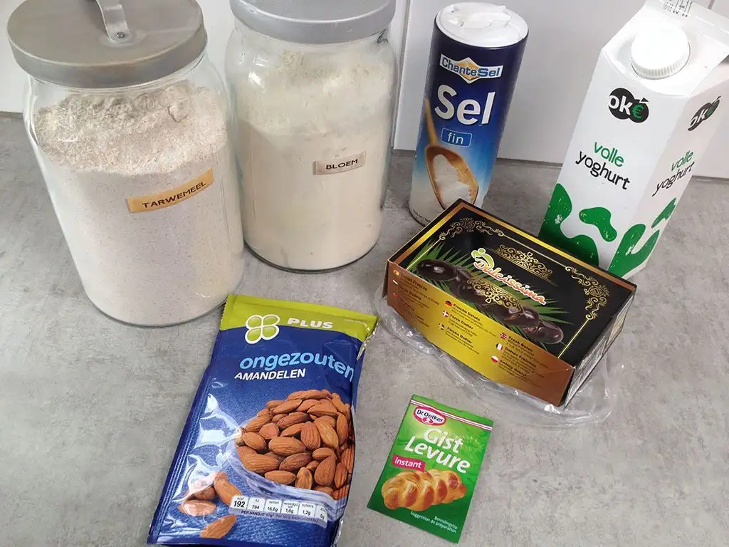 Date nut bread ingredients