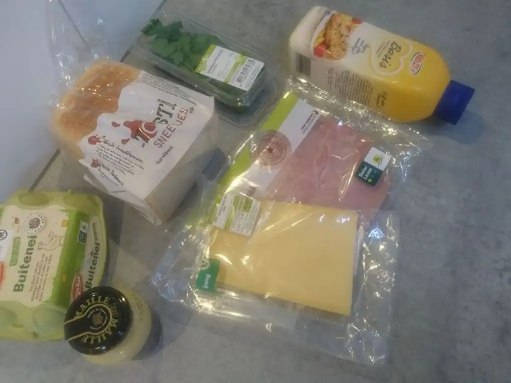 Croque madame ingredients
