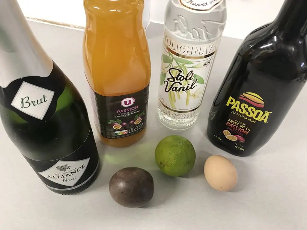 Pornstar martini ingredients