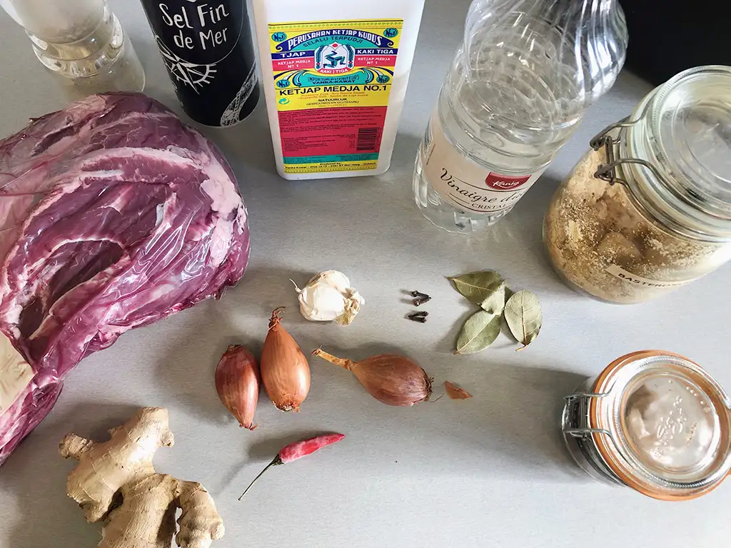 Oriental slow cooker beef stew ingredients