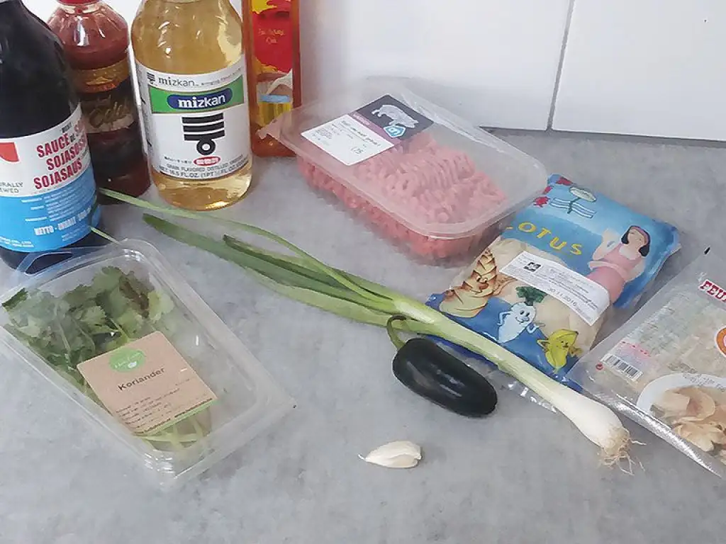 Dumplings ingredients